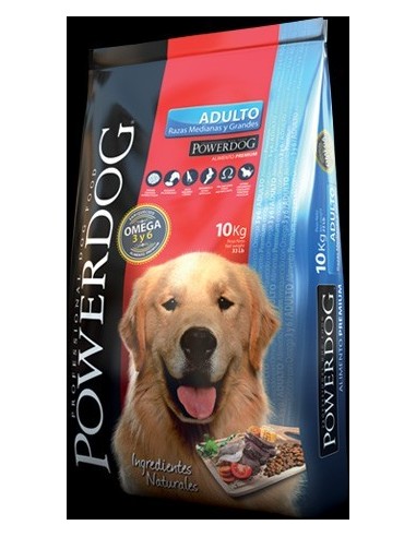 Powerdog - Alimento para Perro Adulto Raza Mediana a Grandes 18kg
